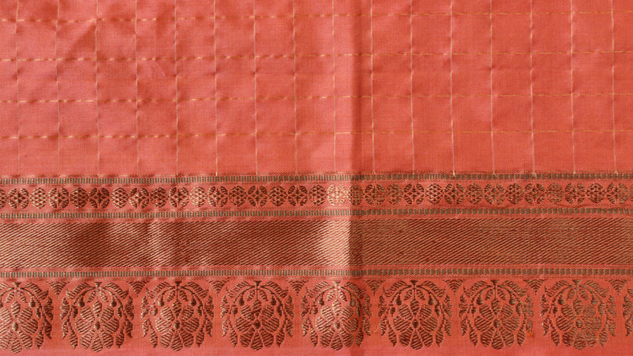 Multicolor Silk Kadhua Handloom Banarsi Saree