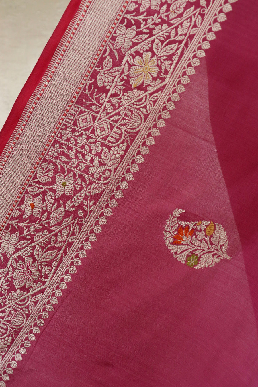 Mulberry Kairy Pure Silk Handloom Banarasi Saree