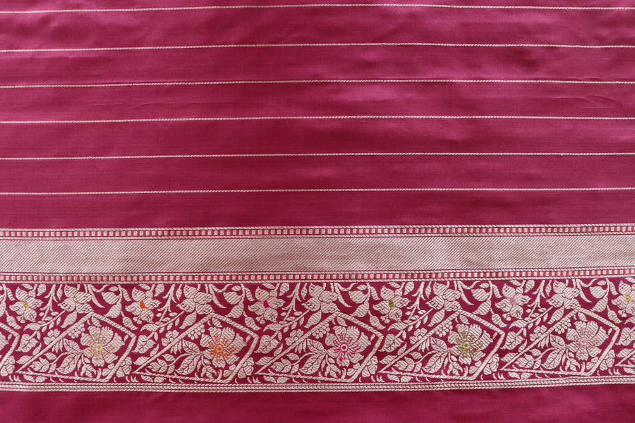 Mulberry Kairy Pure Silk Handloom Banarasi Saree
