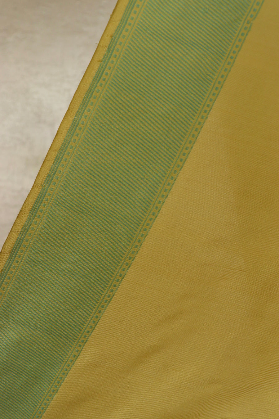 Lemon Yellow Kadhua Motif Silk Handloom Saree
