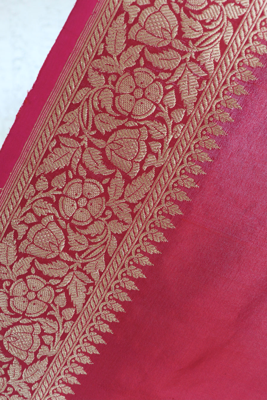 Maroon Kadhua Pure Katan Silk Handloom Banarasi Saree