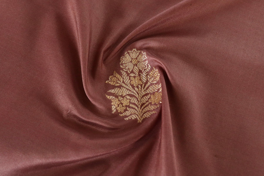 Mauve Alfi Pure Silk Handloom Banarasi Saree