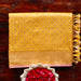 Yellow handloom Banarsi saree with tanchoi motifs in pure silk