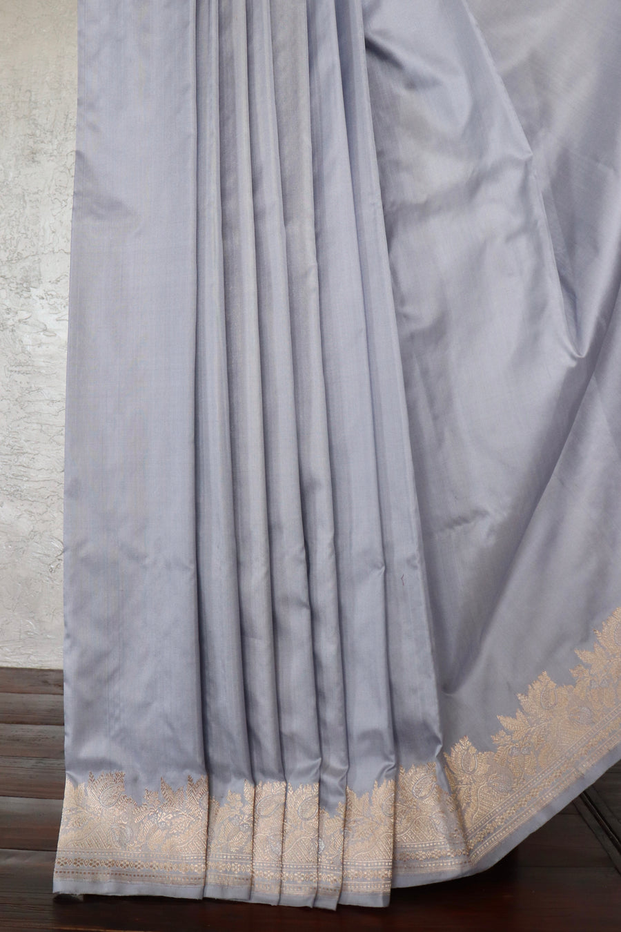 Light Blue Sona Rupa Pure Silk Handloom Banarasi Saree