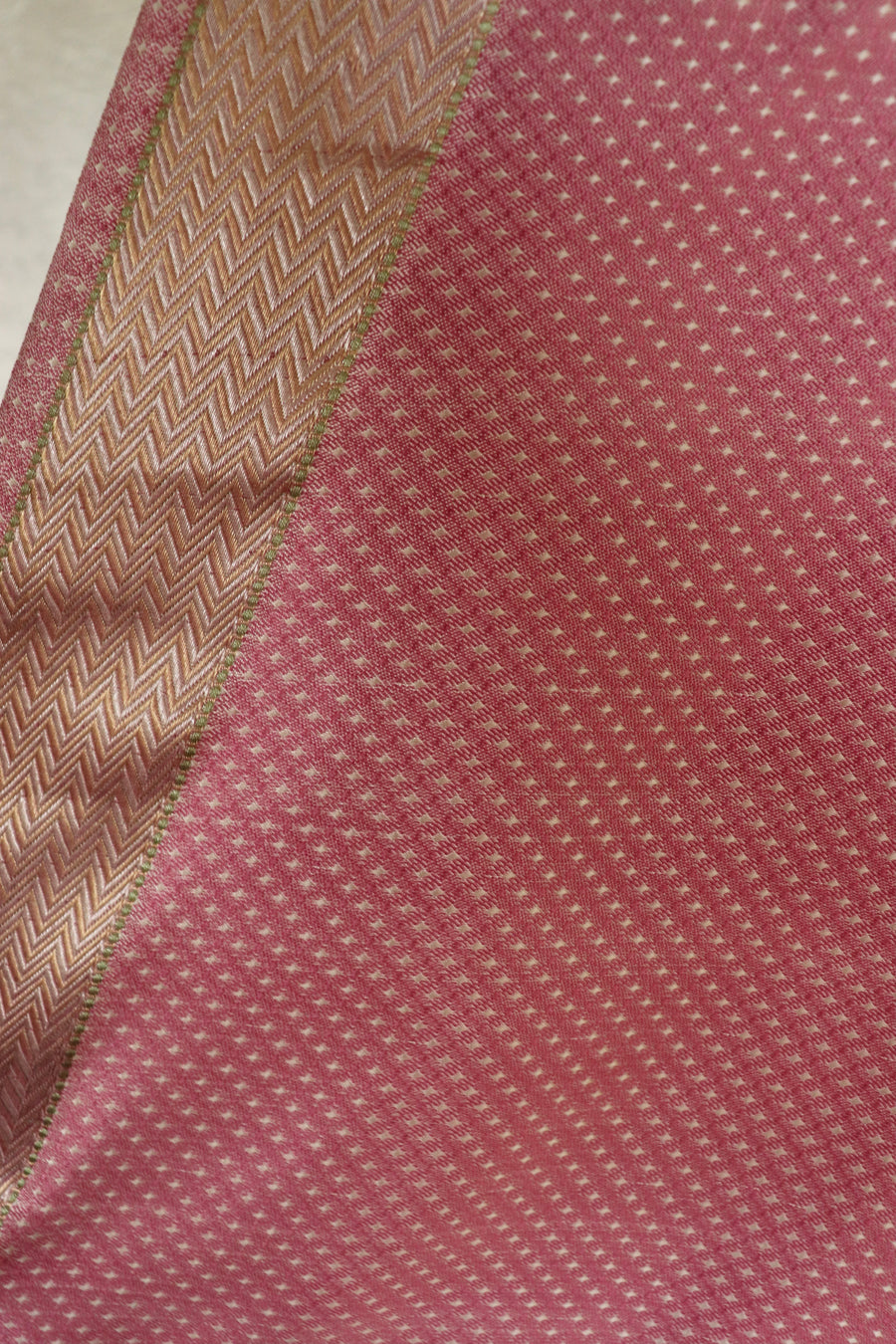 Blush Pink Butidar Banarsi Silk Saree — SKU 2027180801