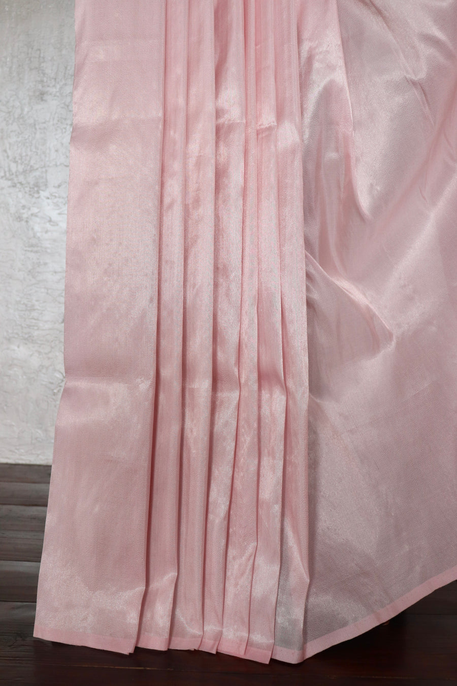 Pink Tissue Silk Banarasi Handwoven Saree