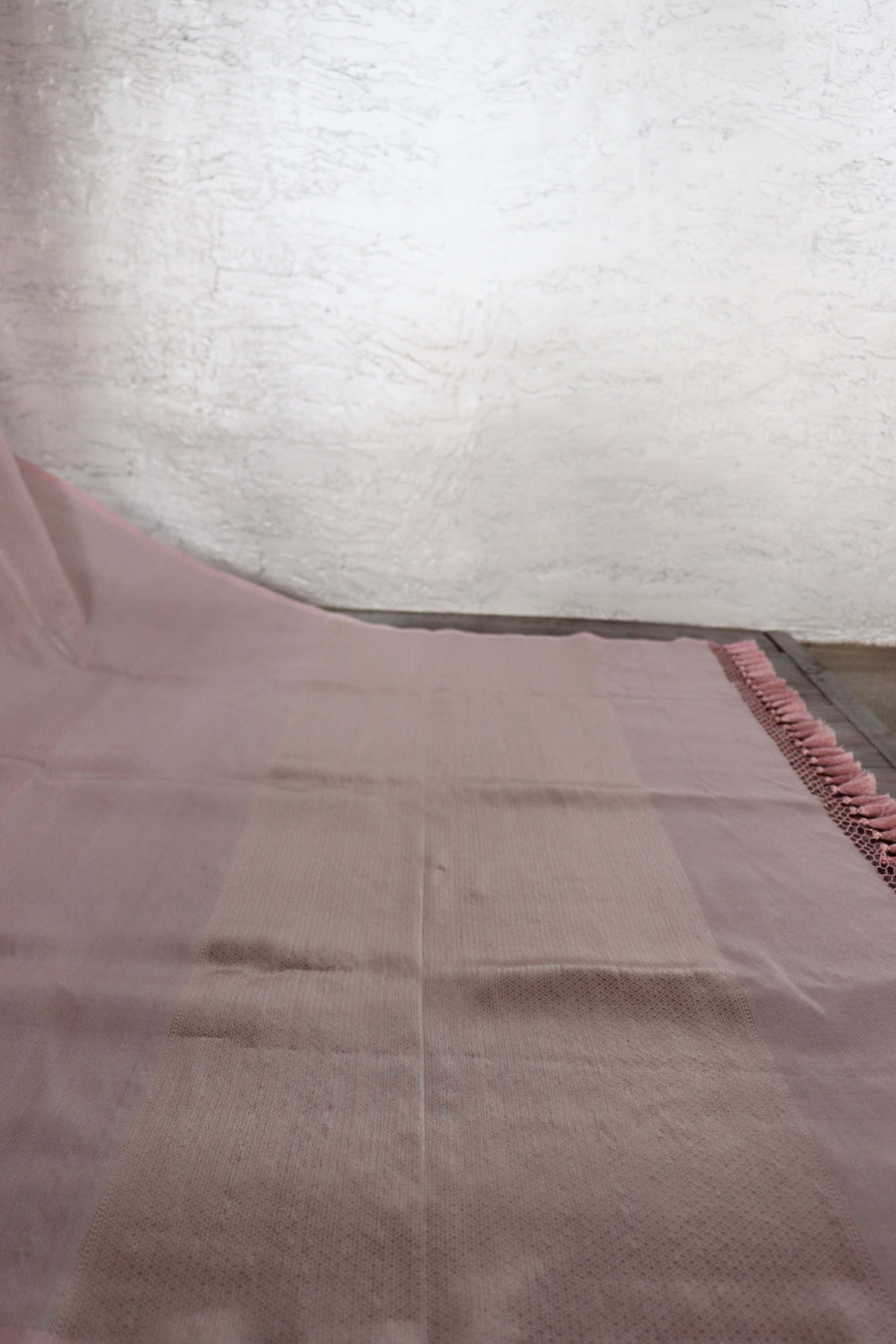 Pink Tissue Silk Banarasi Handwoven Saree