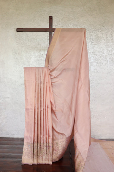 Baby Pink & Baby Purple Tissue With Meenadar Silk | Stuti Weaves