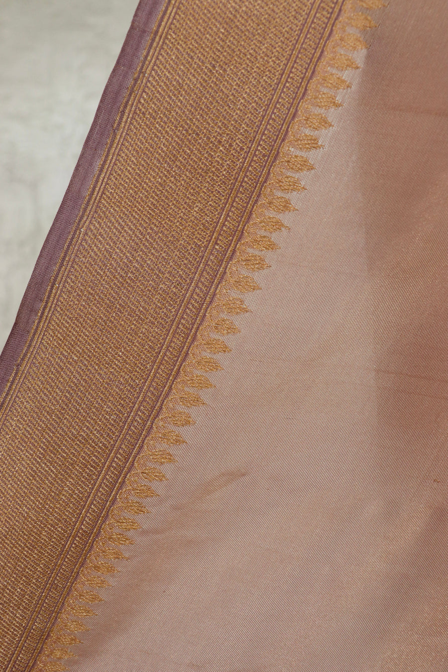 Baby Pink & Baby Purple Tissue With Meenadar Silk | Stuti Weaves