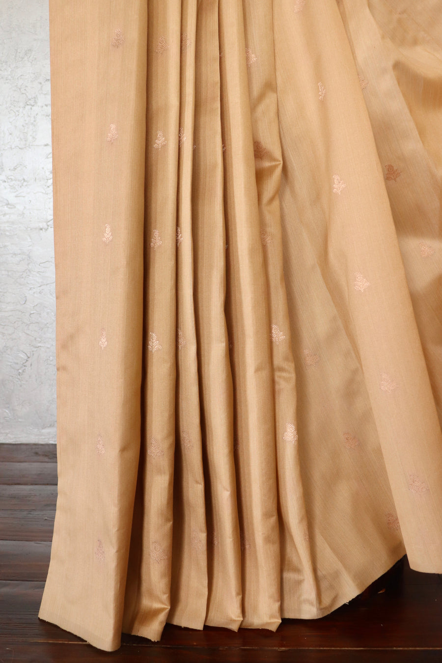 Beige Virsa Handwoven Banarsi Saree