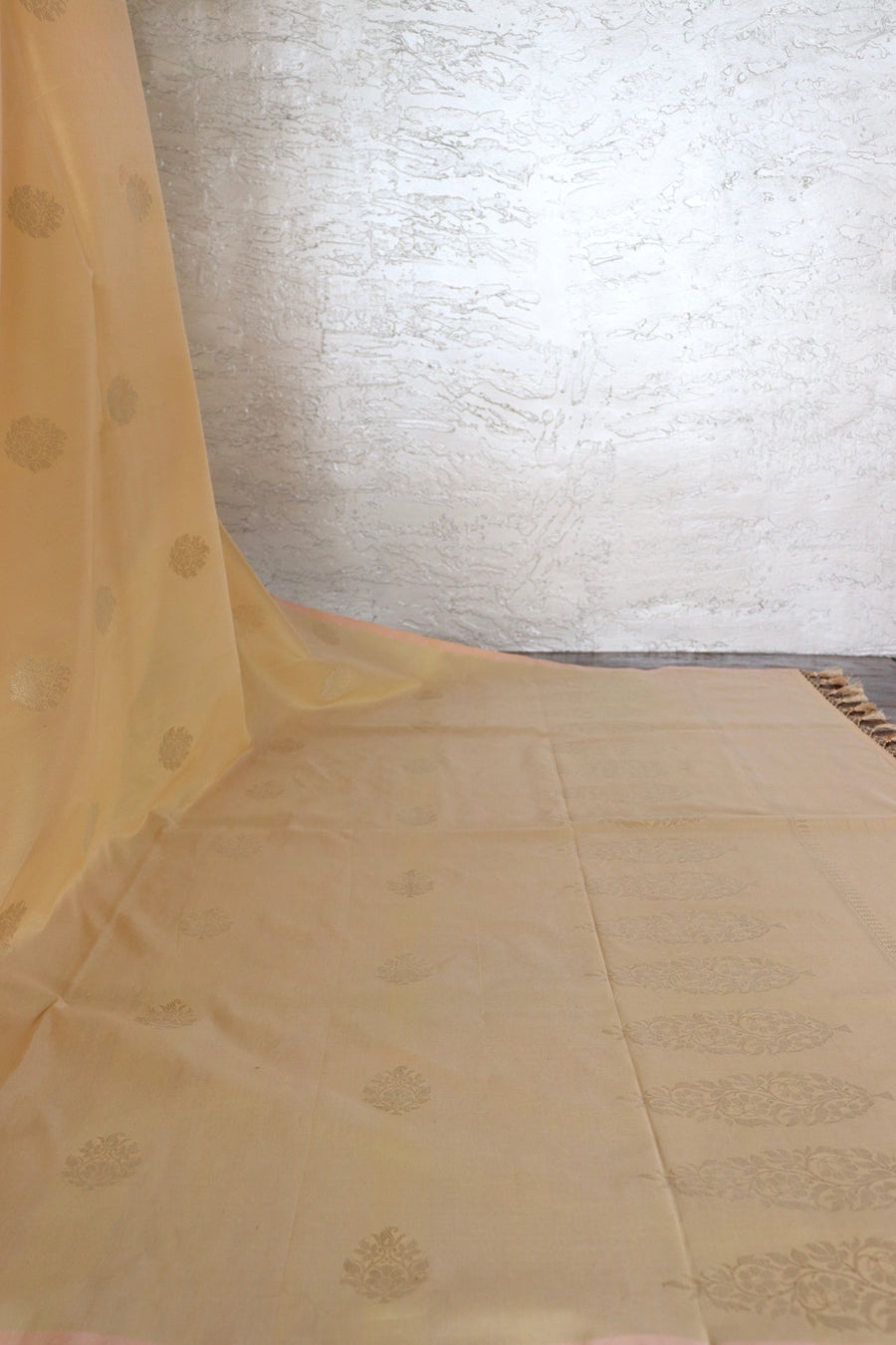 Lemon Virsa Kadhua Banarasi Saree | Stuti Weaves