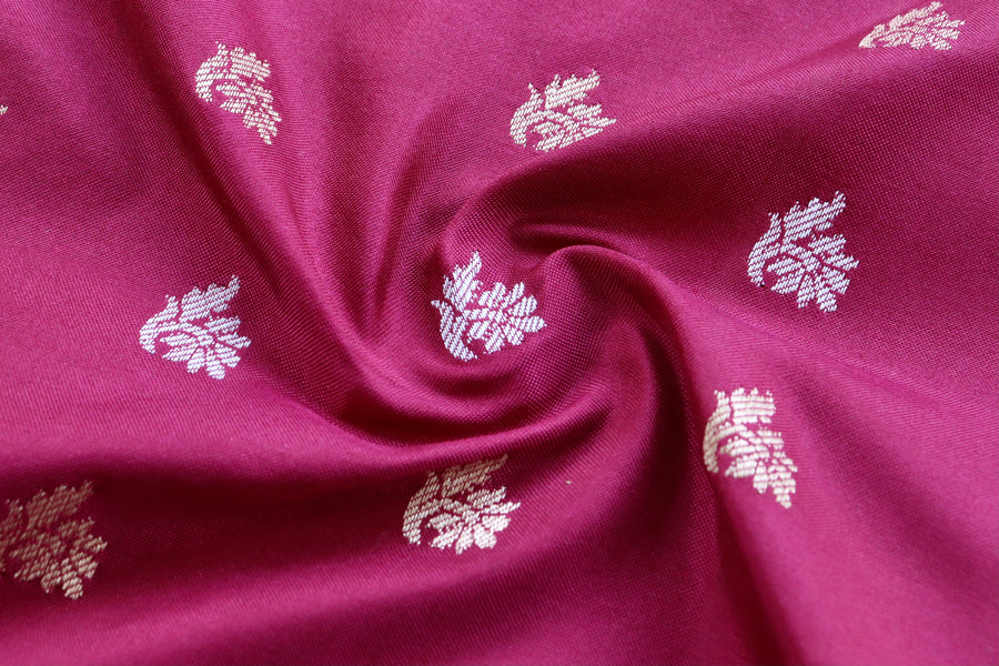 Burgundy Kadhua Motif Pure Silk Handloom Banarasi