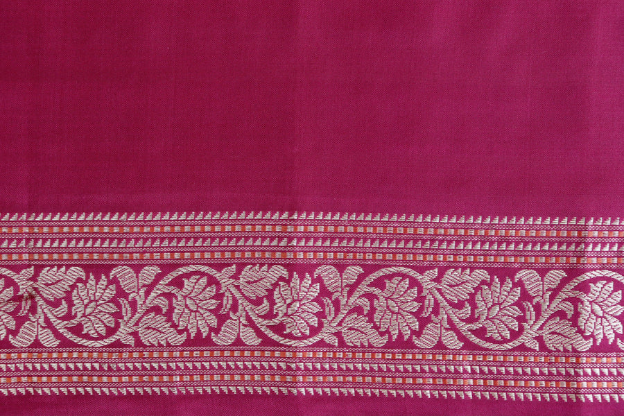 Burgundy Kadhua Motif Pure Silk Handloom Banarasi