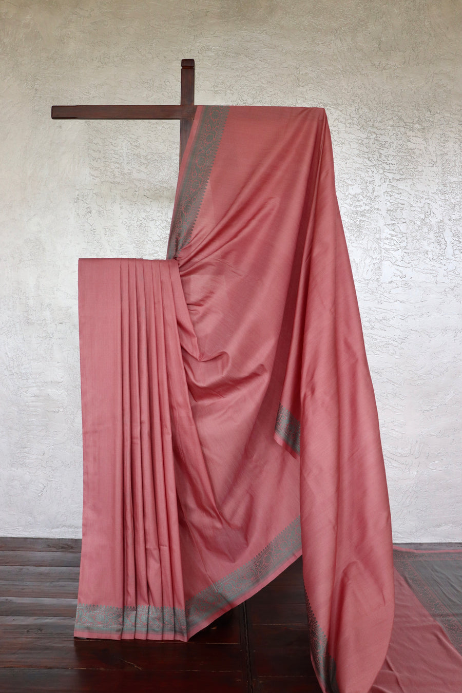 Pink Kuniya Pure Silk Handloom Banarsi Saree