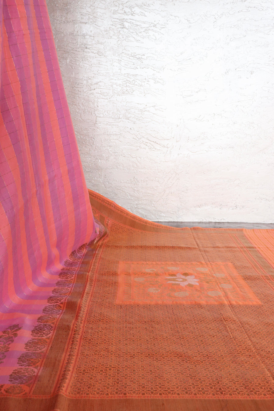 Multicolor Silk Kadhua Handloom Banarsi Saree