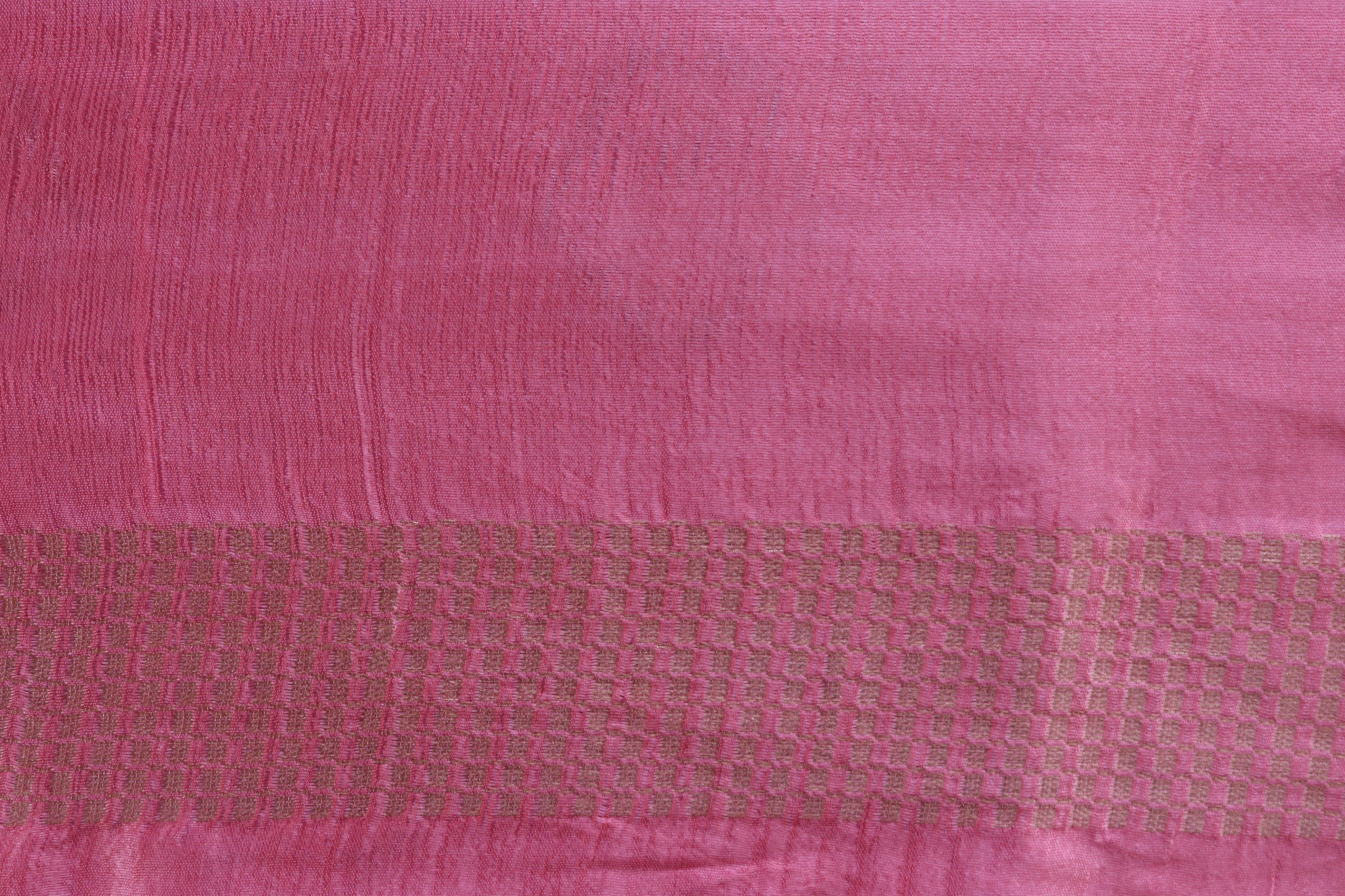 Baby Pink Chiniya Silk Handloom Banarasi Suit Set