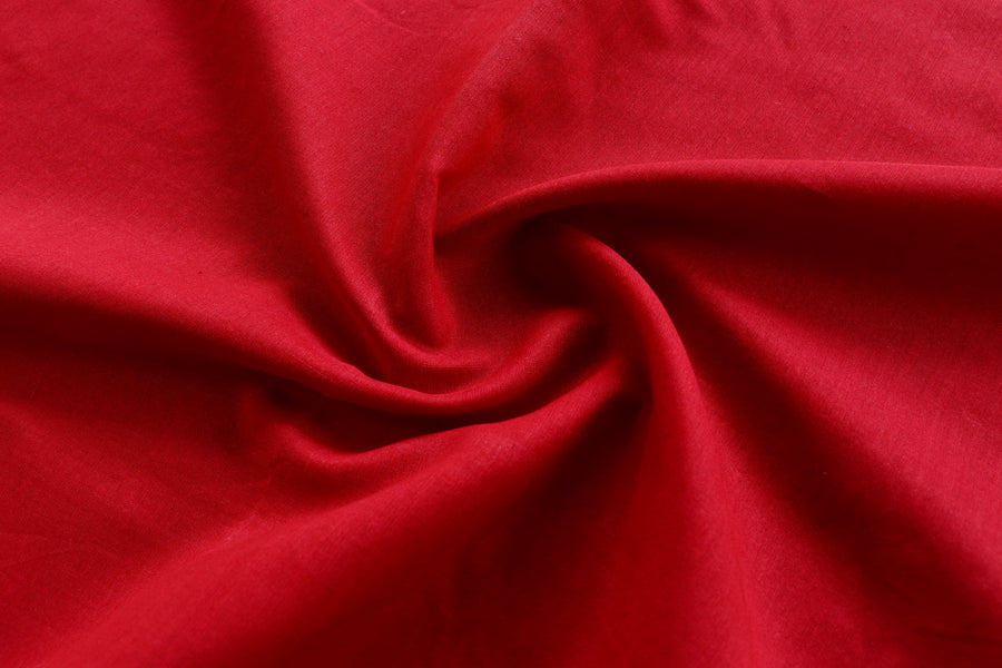 Red Zari Border Pure Cotton Handloom Banarasi Dupatta