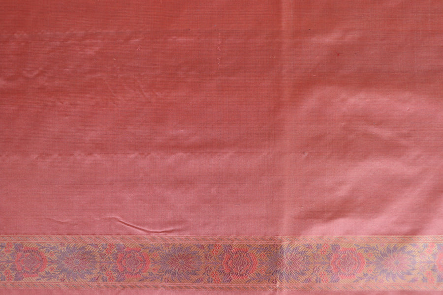 Rose Tanchoi Banarsi Silk Saree - photo 6
