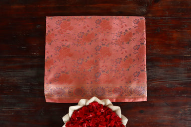 Rose Tanchoi Banarsi Silk Saree - photo 7
