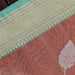 Handloom, Banarasi Handloom Saree, Alfi Saree, Tilfi Saree, Tilfi Saree Banaras, Tilfi, Banarasi Bunkar, Banarasi Bridal Wear, BridalWear, Banarasi Handloom Banarasi Peach & Firozi Kora By Tissue Silk Banarasi Saree Banarasi Saree