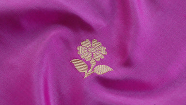 Handloom, Banarasi Handloom Saree, Alfi Saree, Tilfi Saree, Tilfi Saree Banaras, Tilfi, Banarasi Bunkar, Banarasi Bridal Wear, BridalWear, Banarasi Handloom Banarasi Purple Floral Buti Handloom Banarasi Thaan Banarasi Saree