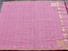 Handloom, Banarasi Handloom Saree, Alfi Saree, Tilfi Saree, Tilfi Saree Banaras, Tilfi, Banarasi Bunkar, Banarasi Bridal Wear, BridalWear, Banarasi Handloom Banarasi Light Pink Charkhana Cutwork Cotton Handloom Dupatta Banarasi Saree
