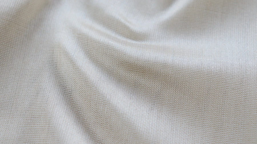 Colour close-up of Off-White & Brown Kuniya Banarasi saree