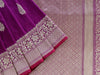 Handloom, Banarasi Handloom Saree, Alfi Saree, Tilfi Saree, Tilfi Saree Banaras, Tilfi, Banarasi Bunkar, Banarasi Bridal Wear, BridalWear, Banarasi Handloom Banarasi Purple Aisha Motif Pure Silk Handloom Banarasi Saree Banarasi Saree
