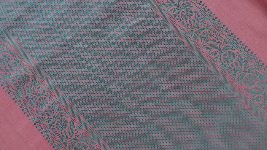 Blouse piece for Pink Kuniya Banarasi saree