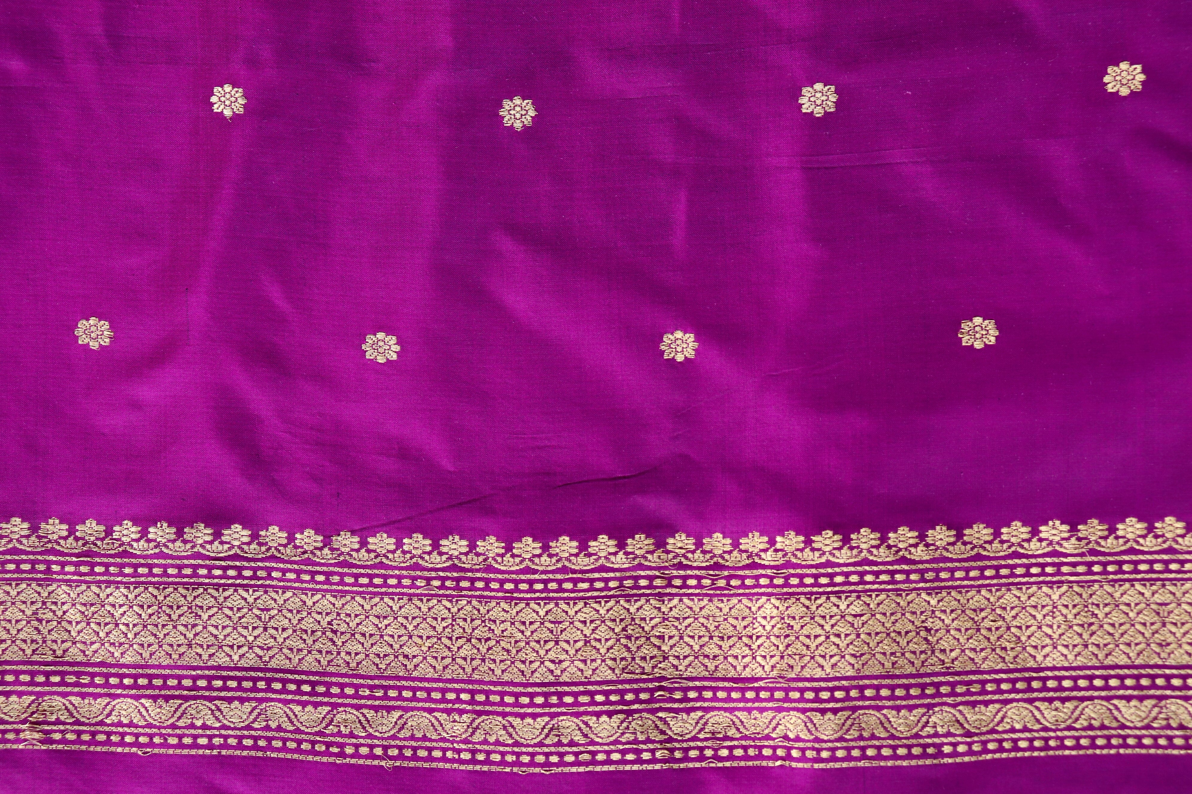 Handloom, Banarasi Handloom Saree, Alfi Saree, Tilfi Saree, Tilfi Saree Banaras, Tilfi, Banarasi Bunkar, Banarasi Bridal Wear, BridalWear, Banarasi Handloom Banarasi Purple Pure Silk Banarasi Three Piece Suit Material Set Banarasi Saree