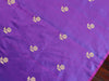 Handloom, Banarasi Handloom Saree, Alfi Saree, Tilfi Saree, Tilfi Saree Banaras, Tilfi, Banarasi Bunkar, Banarasi Bridal Wear, BridalWear, Banarasi Handloom Banarasi Purple Dual Tone Floral Motif Pure Silk Handloom Banarasi Fabric Banarasi Saree