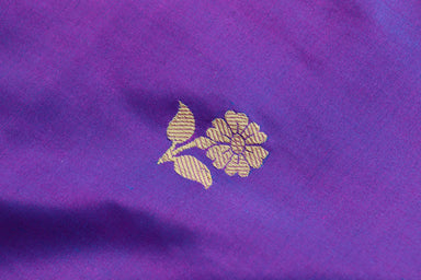 Handloom, Banarasi Handloom Saree, Alfi Saree, Tilfi Saree, Tilfi Saree Banaras, Tilfi, Banarasi Bunkar, Banarasi Bridal Wear, BridalWear, Banarasi Handloom Banarasi Purple Dual Tone Floral Motif Pure Silk Handloom Banarasi Fabric Banarasi Saree