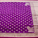 Handloom, Banarasi Handloom Saree, Alfi Saree, Tilfi Saree, Tilfi Saree Banaras, Tilfi, Banarasi Bunkar, Banarasi Bridal Wear, BridalWear, Banarasi Handloom Banarasi Rich Purple Kadhua Pure Silk Handloom Banarasi Saree Banarasi Saree