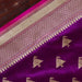 Handloom, Banarasi Handloom Saree, Alfi Saree, Tilfi Saree, Tilfi Saree Banaras, Tilfi, Banarasi Bunkar, Banarasi Bridal Wear, BridalWear, Banarasi Handloom Banarasi Rich Purple Kadhua Pure Silk Handloom Banarasi Saree Banarasi Saree