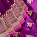 Handloom, Banarasi Handloom Saree, Alfi Saree, Tilfi Saree, Tilfi Saree Banaras, Tilfi, Banarasi Bunkar, Banarasi Bridal Wear, BridalWear, Banarasi Handloom Banarasi Rich Purple Kadhua Pure Silk Handloom Banarasi Saree Banarasi Saree