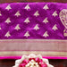 Handloom, Banarasi Handloom Saree, Alfi Saree, Tilfi Saree, Tilfi Saree Banaras, Tilfi, Banarasi Bunkar, Banarasi Bridal Wear, BridalWear, Banarasi Handloom Banarasi Rich Purple Kadhua Pure Silk Handloom Banarasi Saree Banarasi Saree