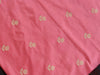 Handloom, Banarasi Handloom Saree, Alfi Saree, Tilfi Saree, Tilfi Saree Banaras, Tilfi, Banarasi Bunkar, Banarasi Bridal Wear, BridalWear, Banarasi Handloom Banarasi Pink Floral Motif Pure Silk Handloom Banarasi Fabric Banarasi Saree
