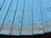 Handloom, Banarasi Handloom Saree, Alfi Saree, Tilfi Saree, Tilfi Saree Banaras, Tilfi, Banarasi Bunkar, Banarasi Bridal Wear, BridalWear, Banarasi Handloom Banarasi Sky Blue Kadhua Pure Silk Handloom Banarasi Saree Banarasi Saree