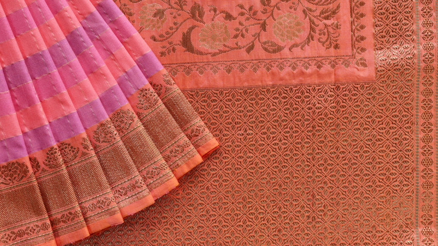 Blouse piece for Multicolor Kadhua handloom Banarasi saree