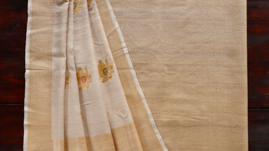 Handloom, Banarasi Handloom Saree, Alfi Saree, Tilfi Saree, Tilfi Saree Banaras, Tilfi, Banarasi Bunkar, Banarasi Bridal Wear, BridalWear, Banarasi Handloom Banarasi Beige Munga Silk Handloom Banarasi Suit Set Banarasi Saree