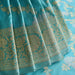 Handloom, Banarasi Handloom Saree, Alfi Saree, Tilfi Saree, Tilfi Saree Banaras, Tilfi, Banarasi Bunkar, Banarasi Bridal Wear, BridalWear, Banarasi Handloom Banarasi Sky Blue Jangla Pure Silk Handloom Banarasi Saree Banarasi Saree