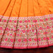 Handloom, Banarasi Handloom Saree, Alfi Saree, Tilfi Saree, Tilfi Saree Banaras, Tilfi, Banarasi Bunkar, Banarasi Bridal Wear, BridalWear, Banarasi Handloom Banarasi Sunrise Orange Kadiyal Banarasi Silk Saree Banarasi Saree