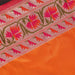 Handloom, Banarasi Handloom Saree, Alfi Saree, Tilfi Saree, Tilfi Saree Banaras, Tilfi, Banarasi Bunkar, Banarasi Bridal Wear, BridalWear, Banarasi Handloom Banarasi Sunrise Orange Kadiyal Banarasi Silk Saree Banarasi Saree