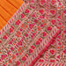 Handloom, Banarasi Handloom Saree, Alfi Saree, Tilfi Saree, Tilfi Saree Banaras, Tilfi, Banarasi Bunkar, Banarasi Bridal Wear, BridalWear, Banarasi Handloom Banarasi Sunrise Orange Kadiyal Banarasi Silk Saree Banarasi Saree