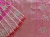 Handloom, Banarasi Handloom Saree, Alfi Saree, Tilfi Saree, Tilfi Saree Banaras, Tilfi, Banarasi Bunkar, Banarasi Bridal Wear, BridalWear, Banarasi Handloom Banarasi Dusty Pink Chinar Jangla Pure Katan Silk Handloom Banarasi Saree Banarasi Saree