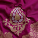 Handloom, Banarasi Handloom Saree, Alfi Saree, Tilfi Saree, Tilfi Saree Banaras, Tilfi, Banarasi Bunkar, Banarasi Bridal Wear, BridalWear, Banarasi Handloom Banarasi Magenta Kuniya Pure Silk Handloom Banarasi Saree Banarasi Saree