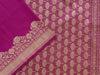 Handloom, Banarasi Handloom Saree, Alfi Saree, Tilfi Saree, Tilfi Saree Banaras, Tilfi, Banarasi Bunkar, Banarasi Bridal Wear, BridalWear, Banarasi Handloom Banarasi Magenta Kuniya Pure Silk Handloom Banarasi Saree Banarasi Saree