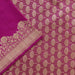 Handloom, Banarasi Handloom Saree, Alfi Saree, Tilfi Saree, Tilfi Saree Banaras, Tilfi, Banarasi Bunkar, Banarasi Bridal Wear, BridalWear, Banarasi Handloom Banarasi Magenta Kuniya Pure Silk Handloom Banarasi Saree Banarasi Saree